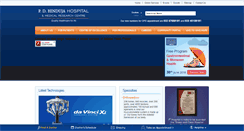 Desktop Screenshot of hindujahospital.com